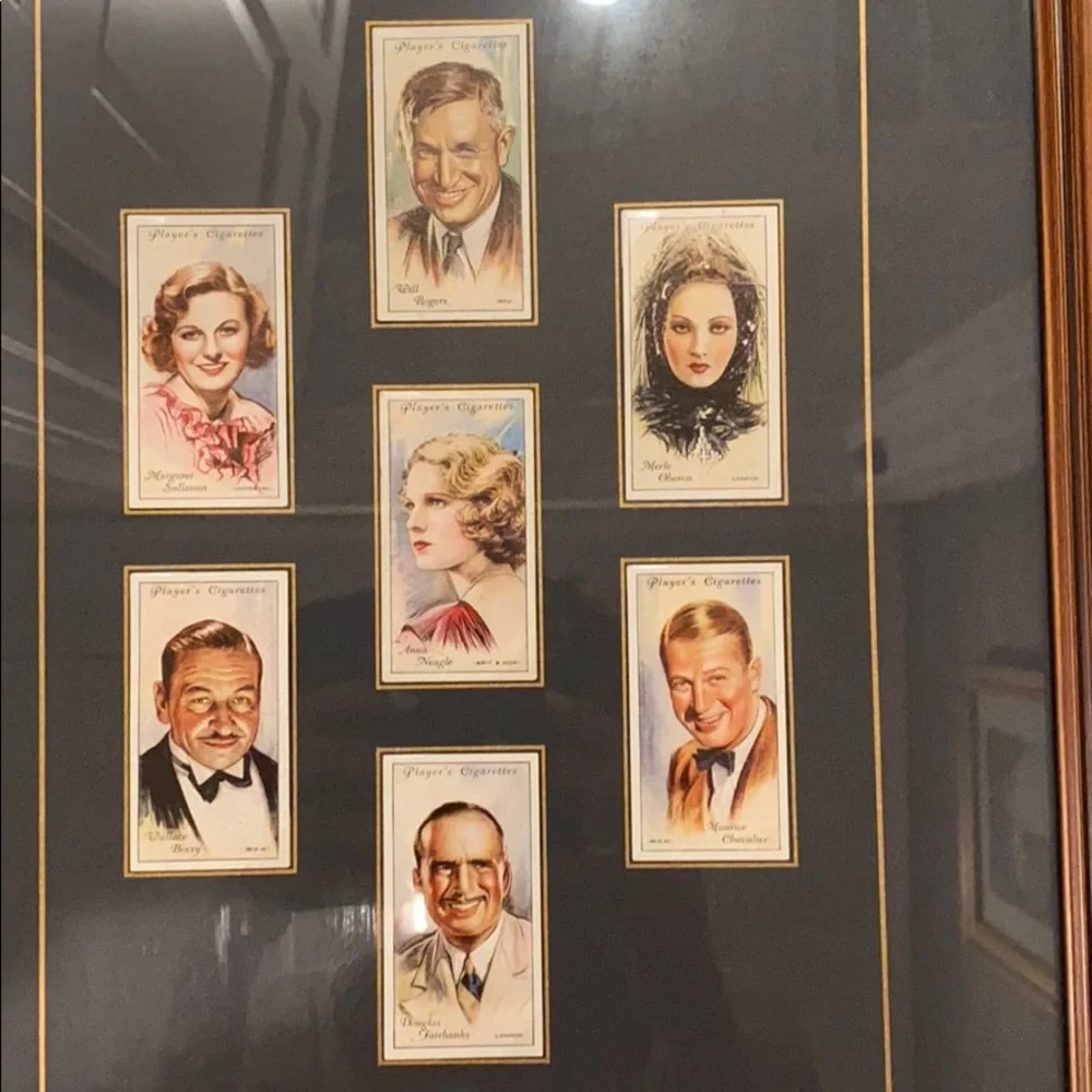 RARE COLLECTABLE MATTED CIGARETTE CARDS RARE & OLD FIRM